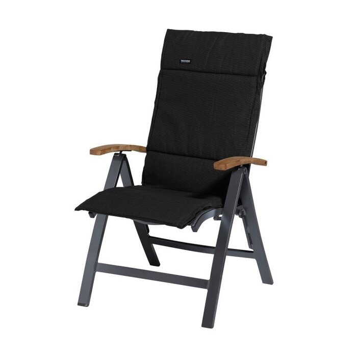 Madison Madison Fiber de luxe kussen 125x50cm Rib Black