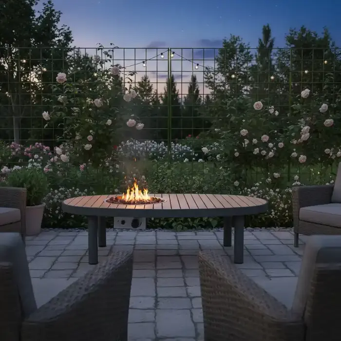 Happy Cocooning Copy of Happy Cocooning vuurtafel Riviera 80 Oyster Beige