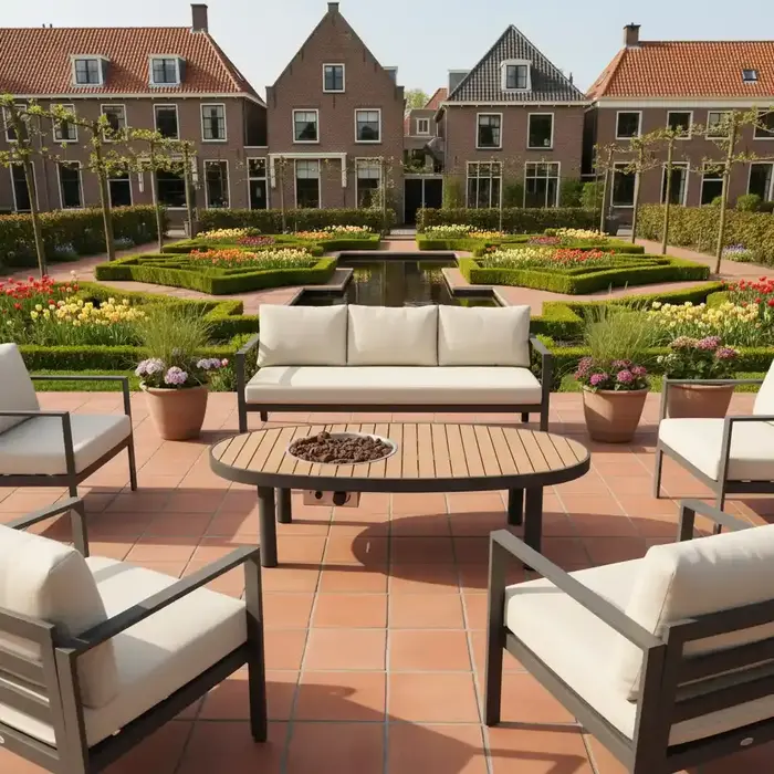 Happy Cocooning Copy of Happy Cocooning vuurtafel Riviera 80 Oyster Beige