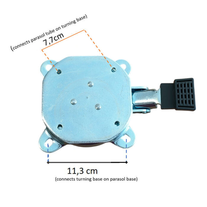 Hamilton Bay Outdoor HB turning base universal - for free arm parasols - v. Challenger / solarflex / Voyager / Falcon