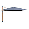 Copy of Hamilton Bay - zweefparasol - LEVANTO PREMIUM T2 - 300x300cm - Woodlook frame - GRIJS
