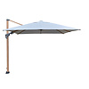 Hamilton Bay - free arm parasol - LEVANTO PREMIUM T2 - 300x300cm - Woodlook frame - CHAMPAGNE