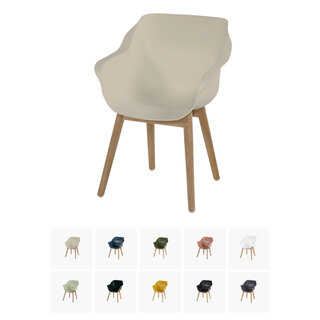 Hartman HARTMAN SOPHIE TEAK ARMCHAIR, Teakpoot met gekleurde kuip