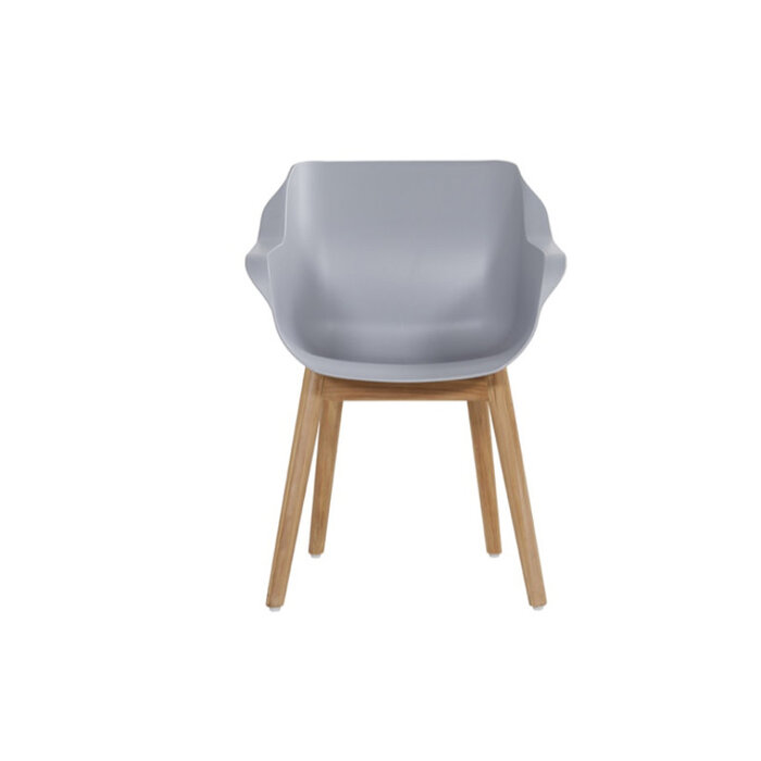 Hartman HARTMAN SOPHIE TEAK ARMCHAIR met kuip in Lichtgrijs