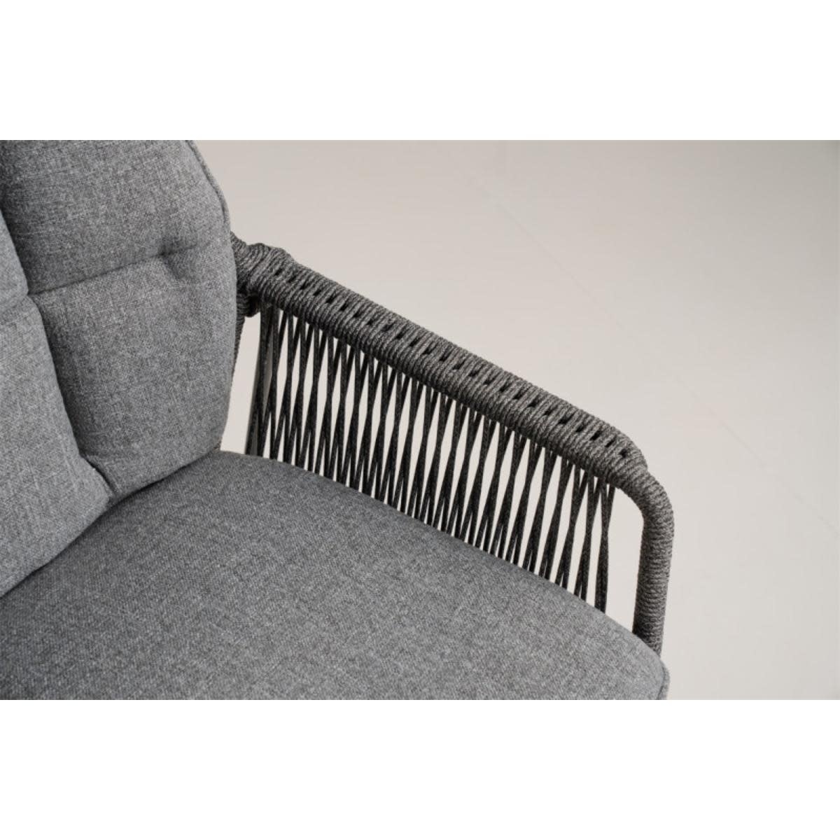 Tierra Outdoor Tierra Outdoor Rivera Dining Stackable Chair Grey - MOUNTAIN GREY cushions - TO-01215