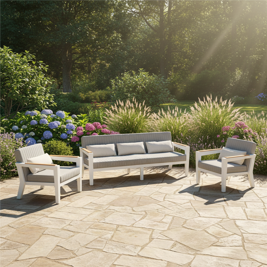 Higold Higold Champion driedelig 3-seater sofa set 210cm white