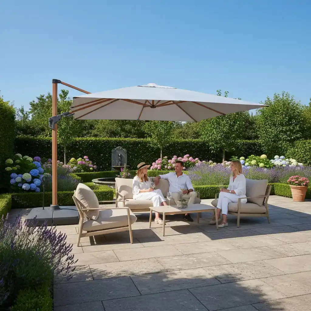 Tierra Outdoor Tierra Outdoor Monti Lounge Sofa Set Champagne TO-7474