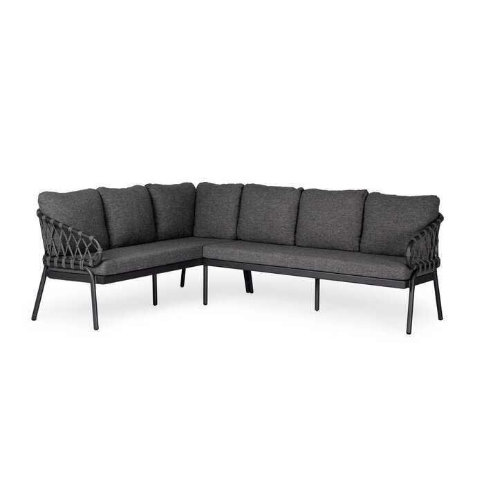Tierra Outdoor Tierra Outdoor Natal Lounge Dining Set Links Grey -Stone Grey kussens - TO-5577