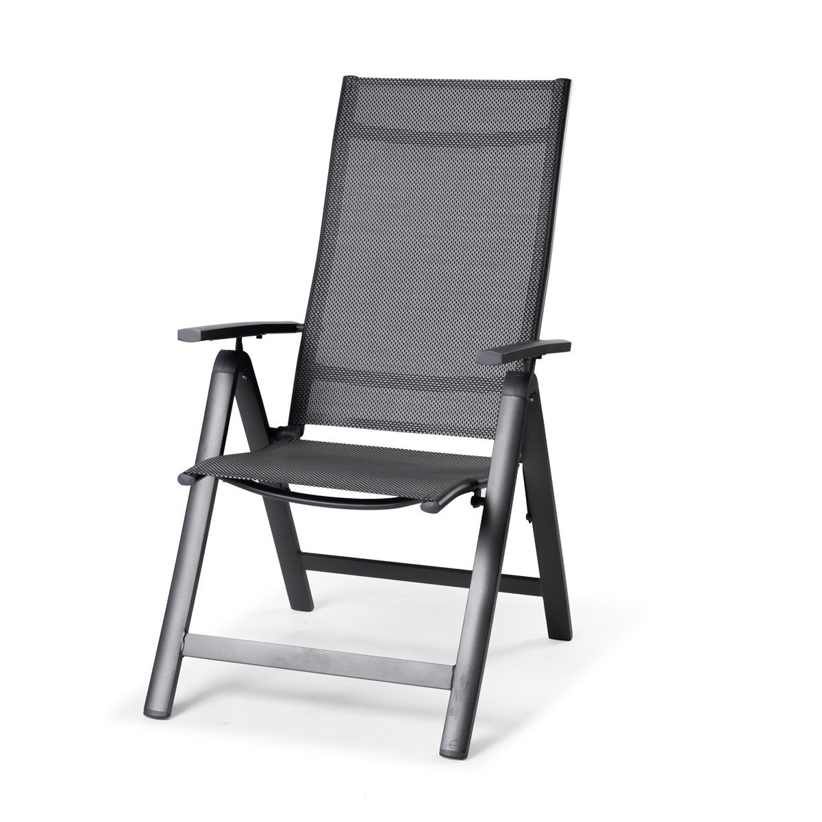 Tierra Outdoor Tierra Outdoor AVENTO recliner w. alu armrests - Dark Grey frame and sling