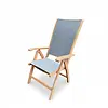 Traditional Teak  KATE recliner teak with batyline