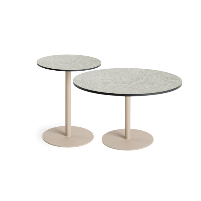 Tierra Outdoor Tierra Outdoor Solea Coffee Table - champagne frame - Trespa blad Ophira print -