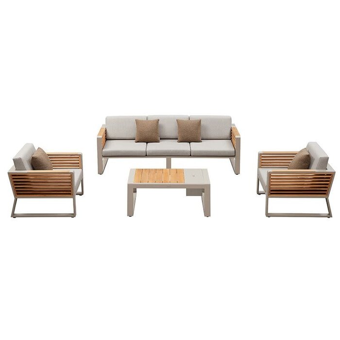 Higold Higold New York Three-seater sofa set 4dlg SAND - teak