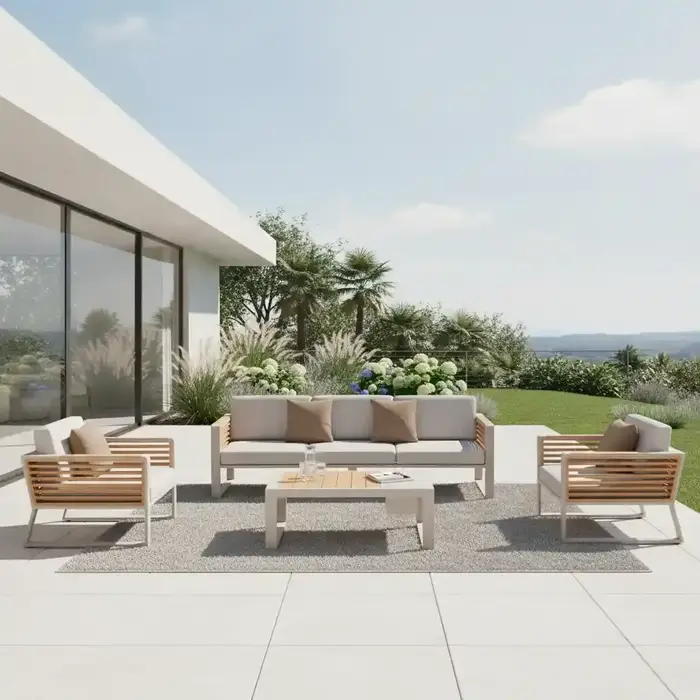 Higold Higold New York Three-seater sofa set 4dlg SAND - teak