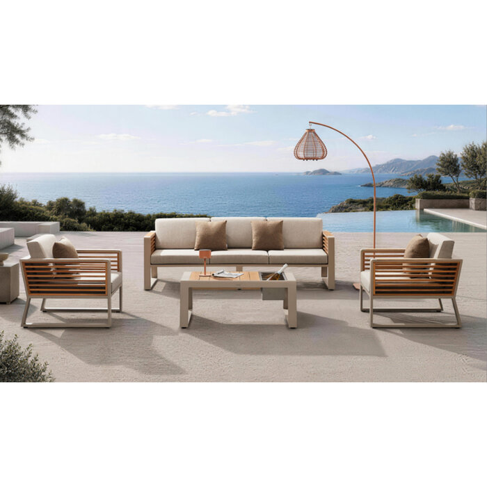 Higold Higold New York Three-seater sofa set 4dlg SAND - teak