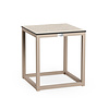 Tierra Outdoor Rio Coffee Table S 40x40x45cm Champagne frame - Travertin Trespa HPL - TO-00598
