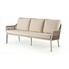 Tierra Outdoor Liv Lounge Dining 3-Seater Champagne - Navajo White cushions - TO-00565