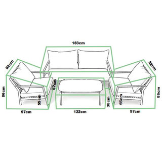 Tierra Outdoor Tierra Outdoor Cover For Monti Lounge Sofa set TO-01558