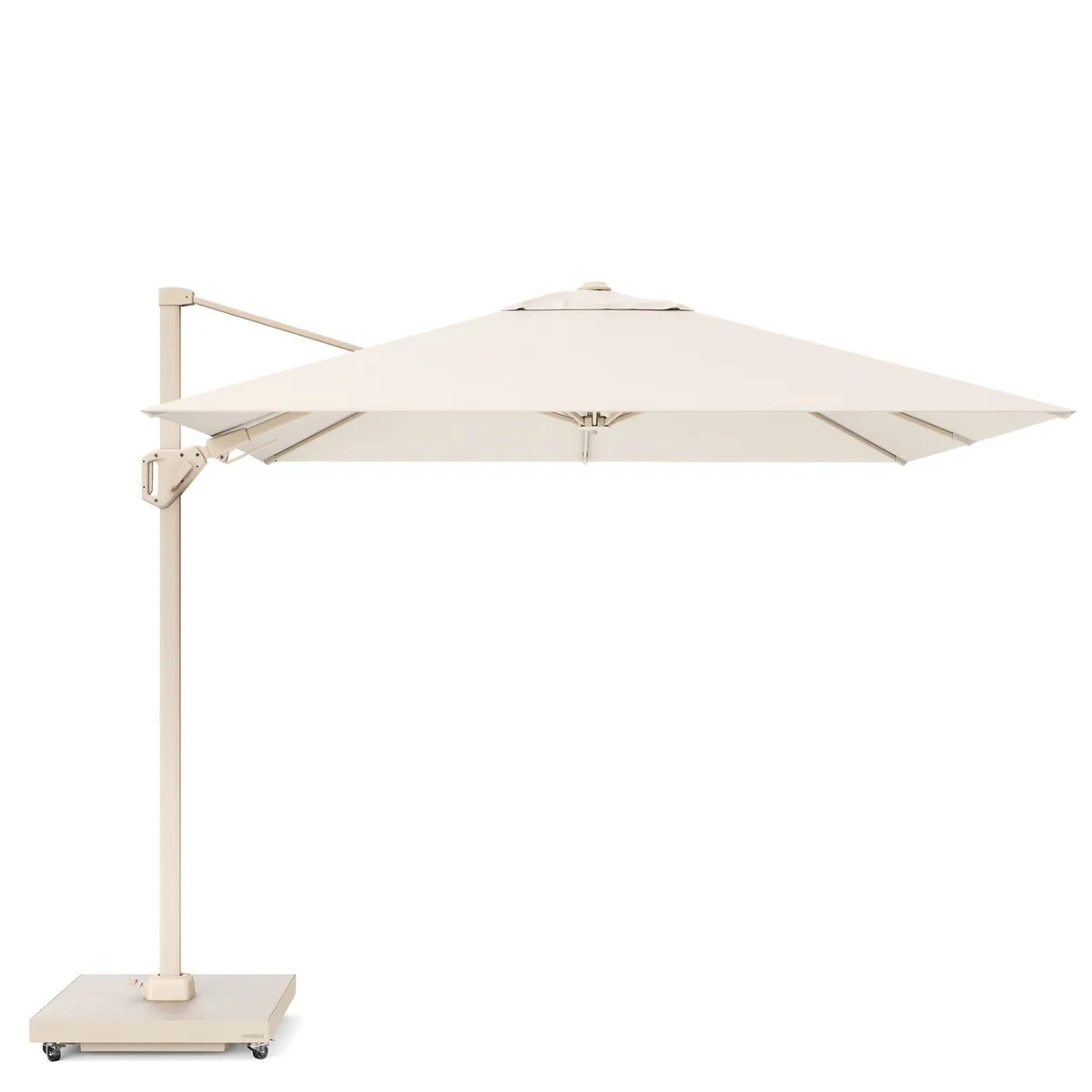 Platinum Platinum Voyager T2 Free arm parasol SET - 270x270cm - Sandstone frame- Ivory - art.7165H