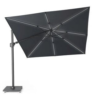 Platinum Platinum Challenger T2 Glow zweefparasol - 300x300 Antraciet grijs - art.7125