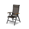 Hartman Alice RECLINER - TEAK arms - Xerix frame - 4x4  textilene black