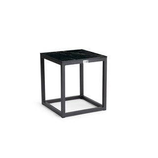 Tierra Outdoor Tierra Outdoor Rio Coffee Table S 40x40x45cm  - Grey Frame - Trespa HPL TOP   Marble