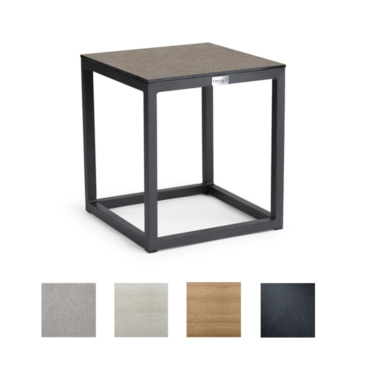 Tierra Outdoor Tierra Outdoor Rio Coffee Table S 40x40x45cm - Grey Frame - Trespa HPL TOP