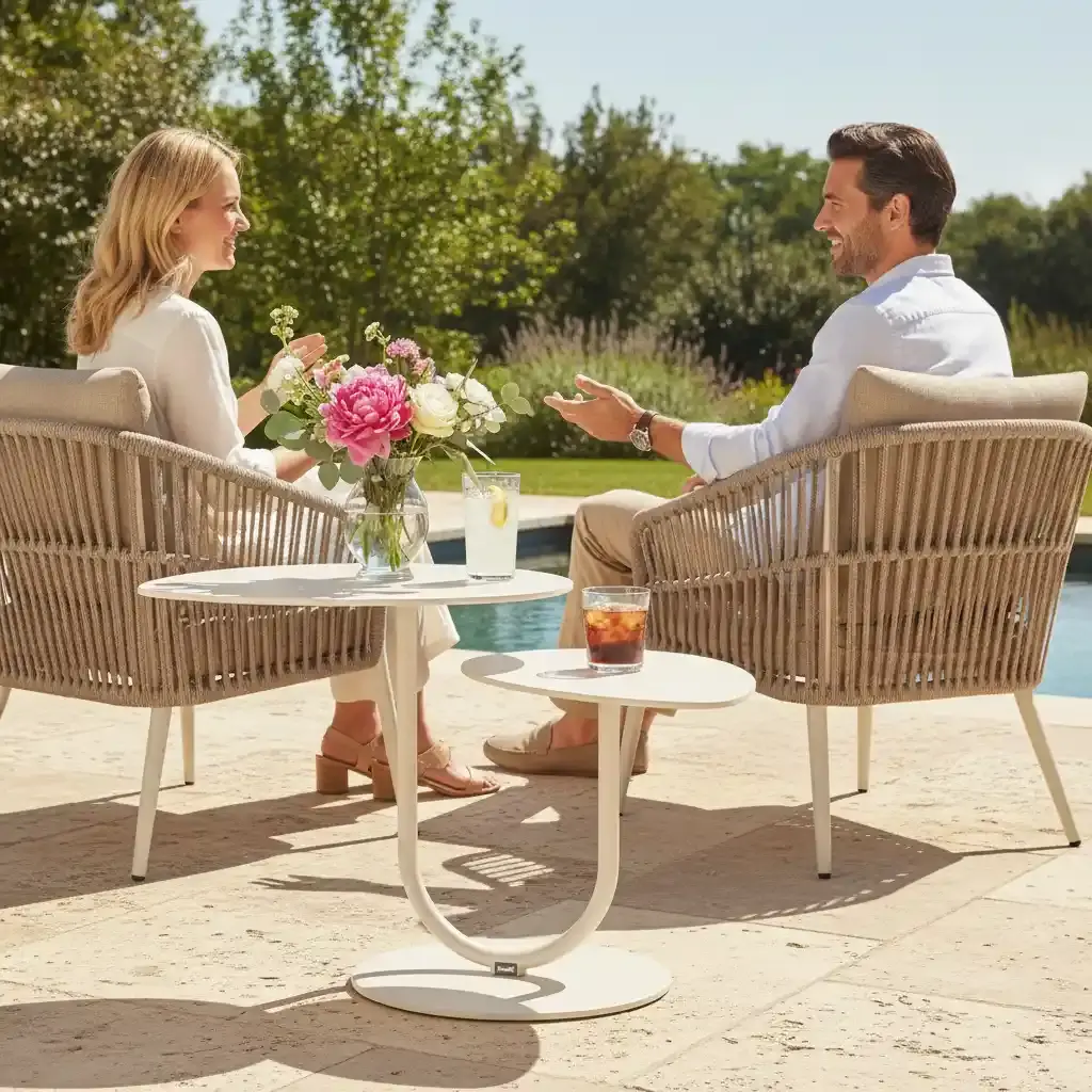 Hartman Hartman  Rota - Duo side table - 60x40x50 - Sand