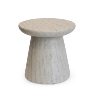 Happy Cocooning Happy Cocooning - Side table Round - 45cm rond - 45cm hoog - travertin - HCSTRO-04