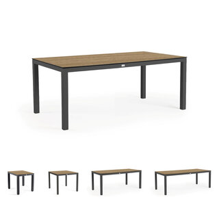 Tierra Outdoor Tierra Outdoor Briga Table Trespa BERGAMO - Charcoal Frame