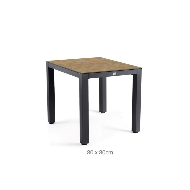 Tierra Outdoor Tierra Outdoor Briga Table Trespa BERGAMO - Charcoal Frame