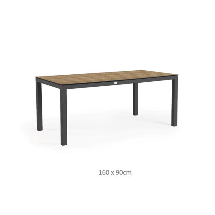 Tierra Outdoor Tierra Outdoor Briga Table Trespa BERGAMO - Charcoal Frame