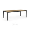 Tierra Outdoor Briga Table Trespa BERGAMO - Charcoal Frame