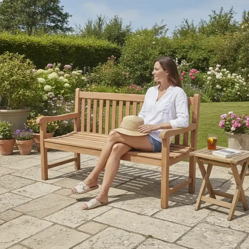 Hamilton Bay Outdoor Teak Classic benches