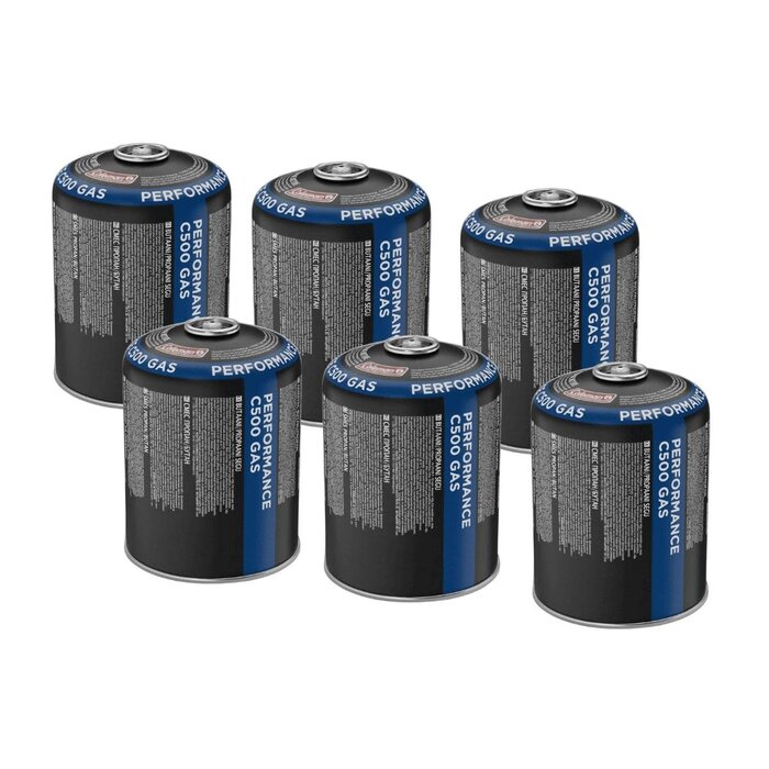 Happy Cocooning Coleman C500 Gas Cartridge 6-Pack 440 gram Butaan/Propaan – 3000006423