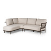 Tierra Outdoor Fresca Lounge Set Organic Complete Right Chocolat - Dove - 277×199×88cm - TO-00550