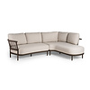 Tierra Outdoor Fresca Lounge Set Organic Complete Left Chocolat - Dove - 277×199×88cm - TO-00549