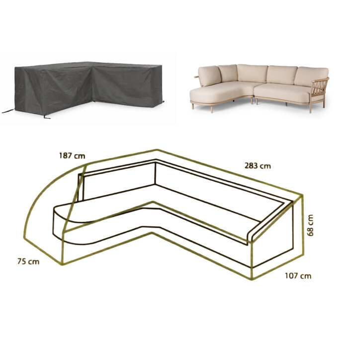 Outdoor covers Outdoor Cover For organic corner set Fresca RIGHT