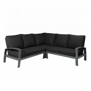 Tierra Outdoor Tierra Outdoor Valencia 3-delige small corner set BLACKC z. tafel - end of collection