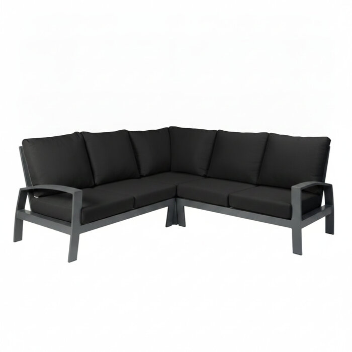 Tierra Outdoor Tierra Outdoor Valencia 3-delige small corner set BLACKC z. tafel - end of collection