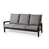 Tierra Outdoor Sevilla 3-Seater Lounge Sofa Mountain Grey – Charcoal Aluminium