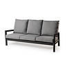 Tierra Outdoor Sevilla 3-zits loungebank Mountain Grey – Charcoal aluminium