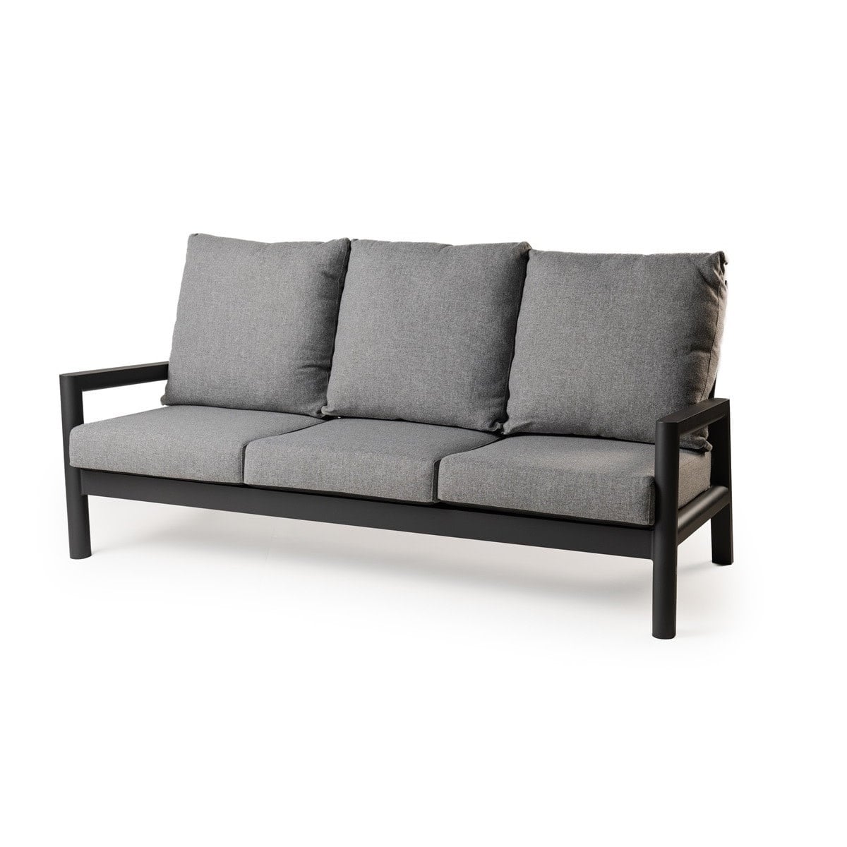 Tierra Outdoor Tierra Outdoor Sevilla 3-Seater Lounge Sofa Mountain Grey – Charcoal Aluminium