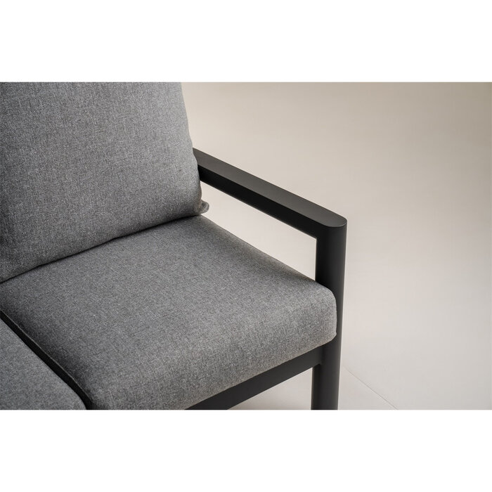 Tierra Outdoor Tierra Outdoor Sevilla 3-zits loungebank Mountain Grey – Charcoal aluminium