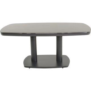 Tierra Outdoor Lesli living Geneva adjustable lounge table - 135x83cm - Deens ovaal - Zwart