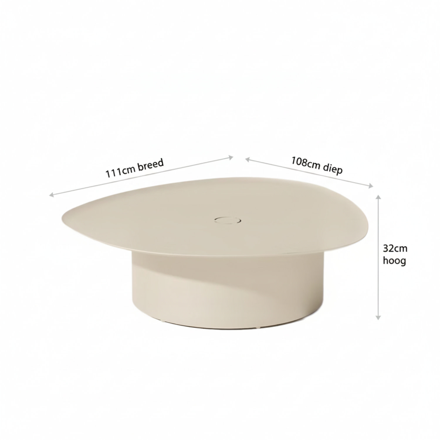 Higold Higold CALLA Coffee Table Large - L111xW108xH32cm - 20704001