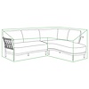 Tierra Outdoor Cover For Fresca Lounge Set Left TO-01672