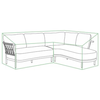 Tierra Outdoor Tierra Outdoor Cover For Fresca Lounge Set Left TO-01672