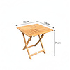 Hamilton Bay - Derby folding tafel - 70x70cm square - teak/stainless