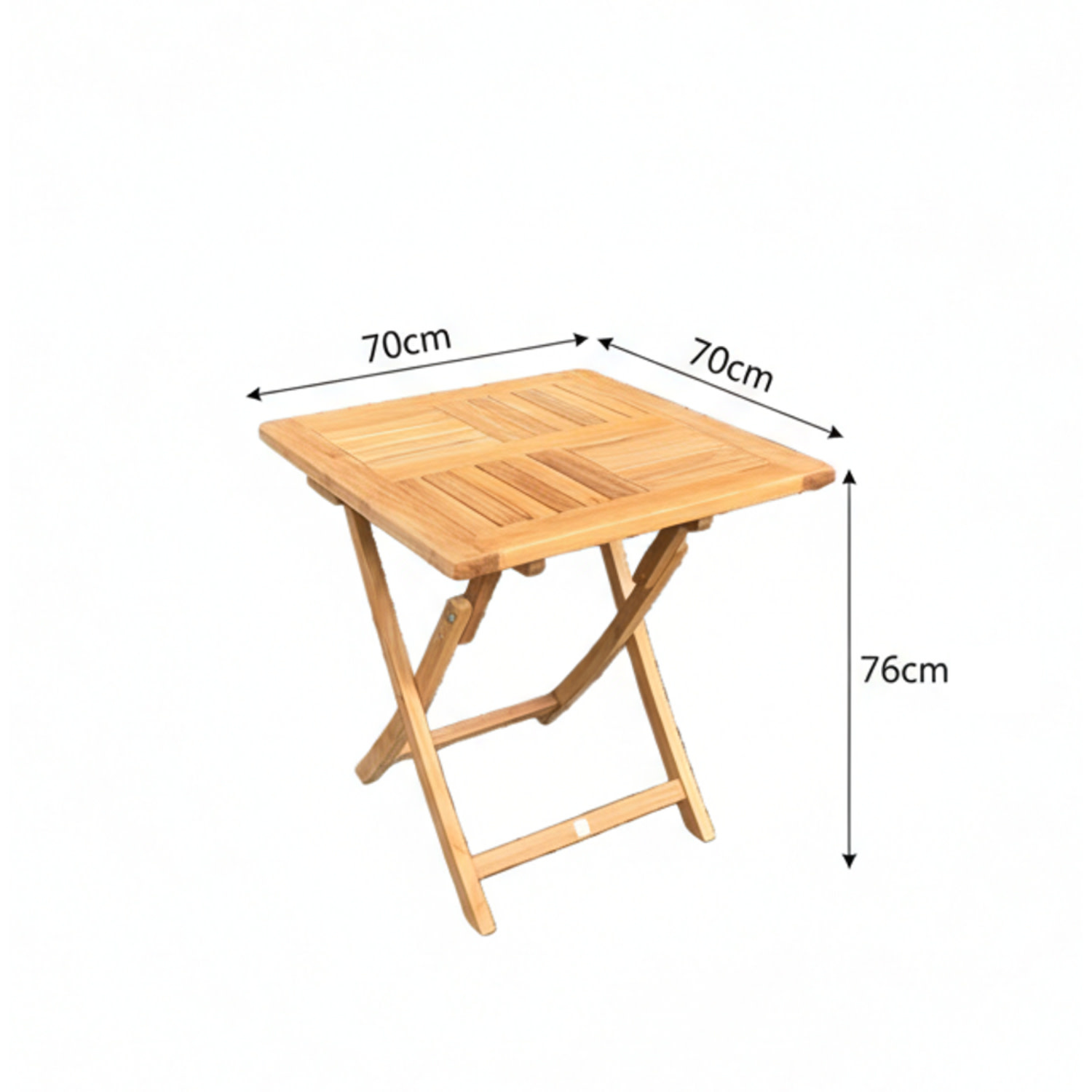 Hamilton Bay Outdoor Hamilton Bay - Derby folding tafel - 70x70cm square - teak/stainless