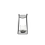 Countryfield Waxinelichthouder/windlicht Ireen zwart 25 cm